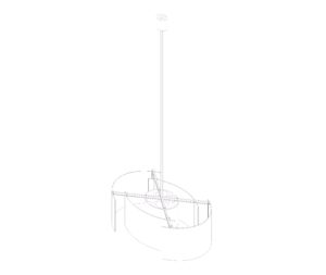 assonometria foglie di legno cilindriche-Model