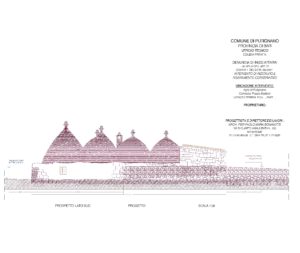 Trulli Putignano, elev south -Model
